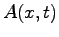 $ A(x,t)$