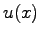 $ u(x)$