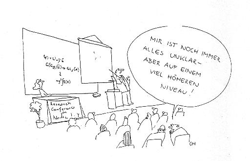 Frage- und Antwortstunde im Forschungsseminar QFT WS2006