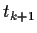$t_{k+1}$