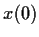 $x(0)$
