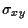 $\sigma_{xy}$