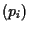 $(p_i)$