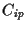 $\displaystyle C_{ip}$