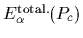 $E^{\rm total.}_{\alpha}(P_c)$