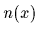 $n(x)$
