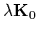 $\lambda {\bf K}_0$