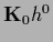 ${{\bf K}}_0 {h}^0$