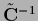 $\tilde {{\bf C}}^{-1}$