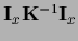 ${\bf I}_x {\bf K}^{-1}{\bf I}_x$