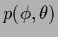 $p(\phi,\theta)$