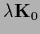 $\lambda {{\bf K}}_0$