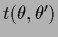 $t(\theta,\theta^\prime)$