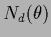 $N_d(\theta)$