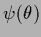 $\psi(\theta)$
