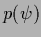 $p(\psi)$