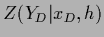 $\displaystyle Z(Y_D\vert x_D,{h})$