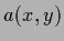 $a(x,y)$