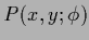 $P(x,y;\phi)$