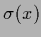 $\sigma(x)$