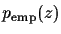 $p_{\rm emp}(z)$
