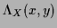 $\Lambda_X(x,y)$