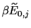 $\beta\widetilde E_{0,j}$