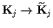 ${\bf K}_j\rightarrow \widetilde{\bf K}_j $