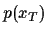 $p(x_T)$