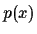 $p(x)$