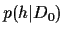 $p(h\vert D_0)$