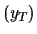 $(y_T)$