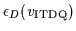 $\epsilon _D(v_{\rm ITDQ})$