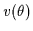 $v(\theta)$