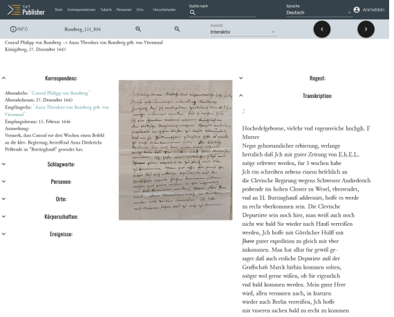 Privatbriefe RO_111_034 im TEI-Publisher (Test)