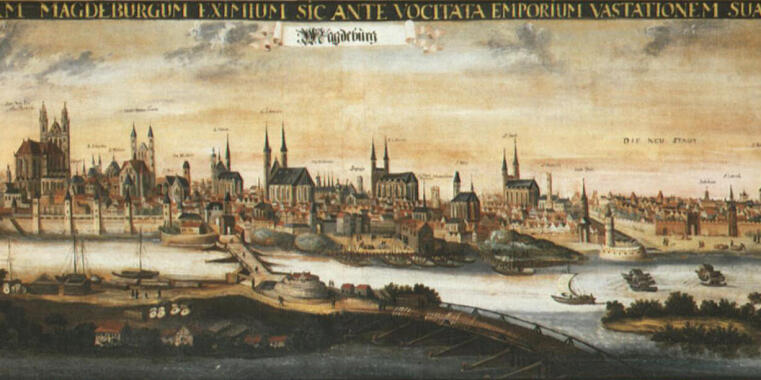 A historical account of the city of Magdeburg.