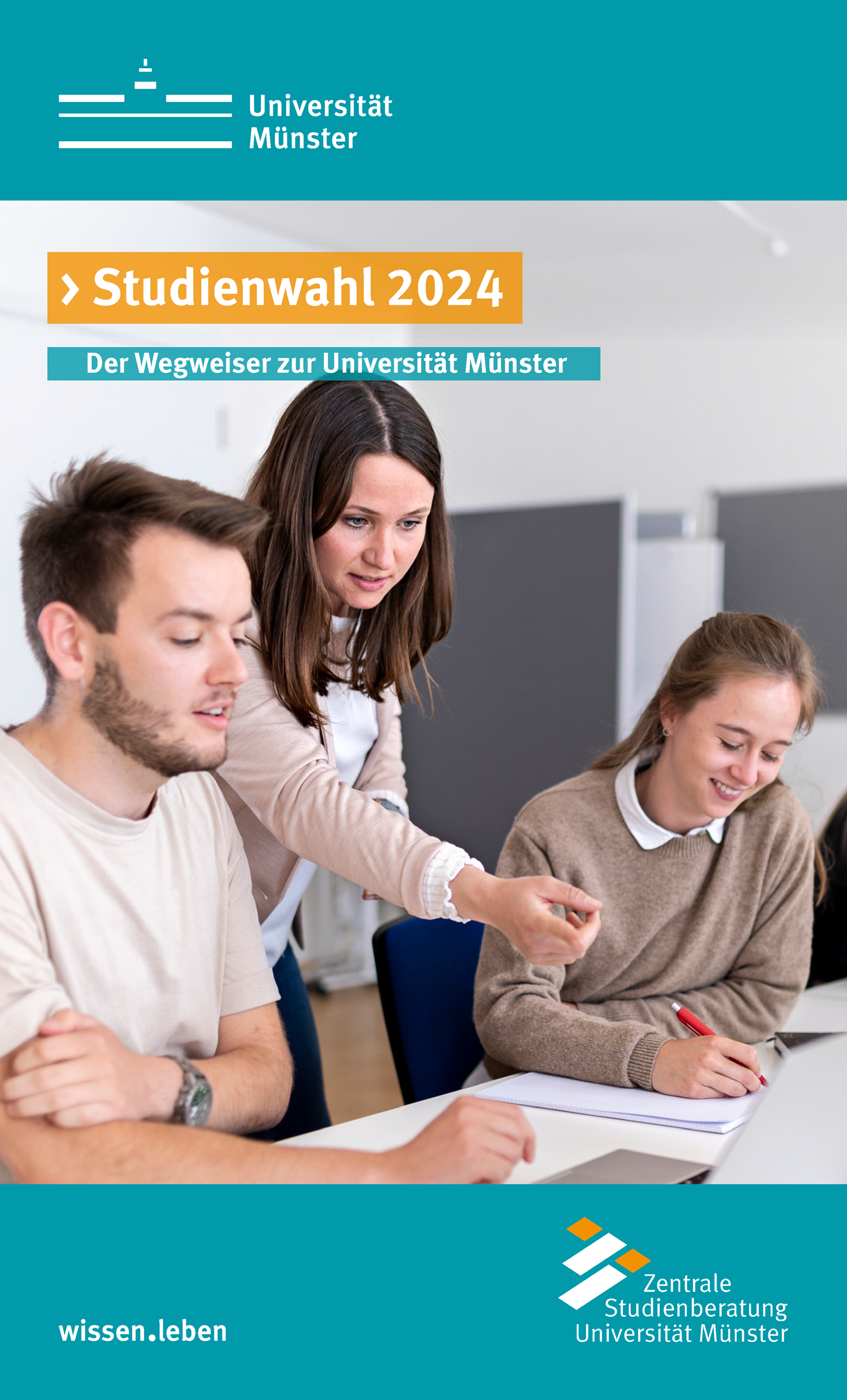 Titelbild der Broschüre Studienwahl 2022