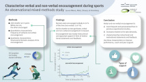 Cover Naturalistic verbal and non-verbal encouragement in athletic performance assessments: A mixed-methods study