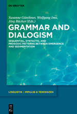 Buchdeckel von grammar and dialogism