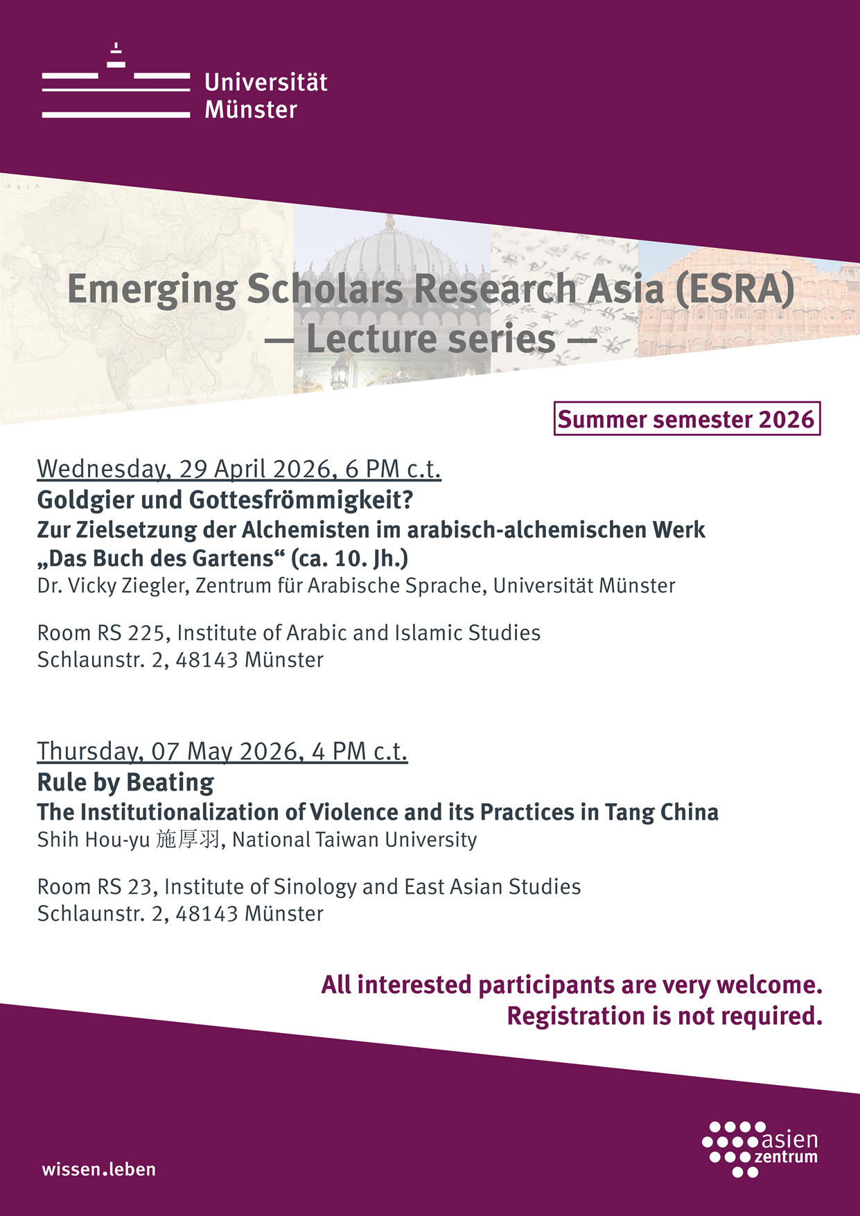 Poster ESRA Sommersemester 2026