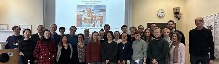 DFG Young Investigator Academy “Innovative Medical Imaging in Inflammation” in Berlin: Our CRC principal investigators Prof Cornelius Faber, Prof Verena Hörr, Prof Friedemann Kiefer and Prof Michael Schäfers supported 20 young researchers from all over Germany on their way to their first DFG proposal. (January 2026)