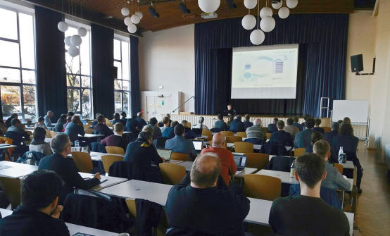 Etwa 100 Interessierte besuchten den ersten eScience-Tag der WWU