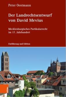 Cover des Buchs "Der Landrechtsentwurf von David Mevius"