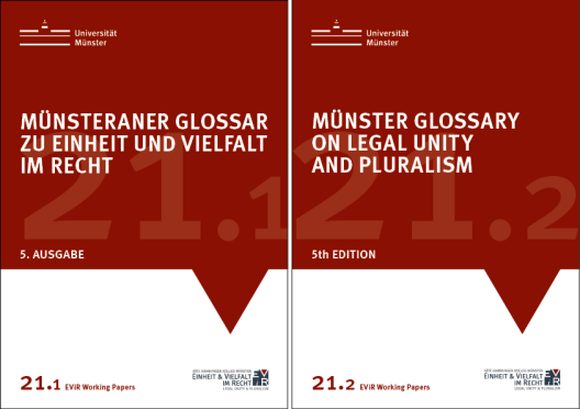 Die Titelblätter der Working Paper 21.1 und 21.2 nebeneinander dargestellt.