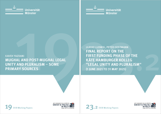 Die Titelblätter der Working Paper 19 und 23.2 nebeneinander dargestellt. 