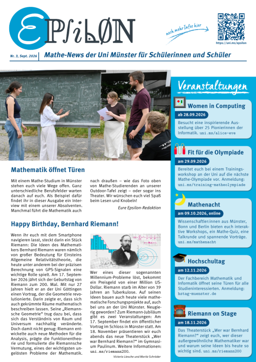Aktuelle Newsletter-Ausgabe