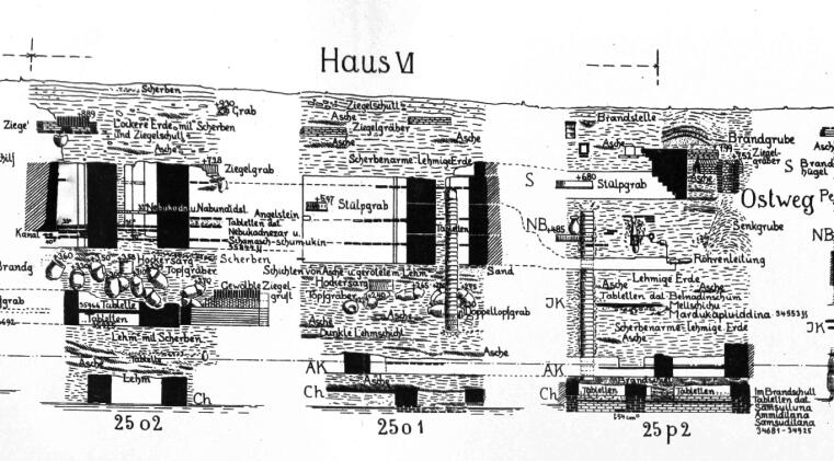 O. Reuther, Die Innenstadt von Babylon (Merkes). Tafelband (WVDOG 47) 1926, Tf. 3.