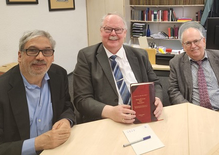 Dr George A. Kiraz, Prof. Holger Strutwolf and Dr. Andreas Juckel (from left)