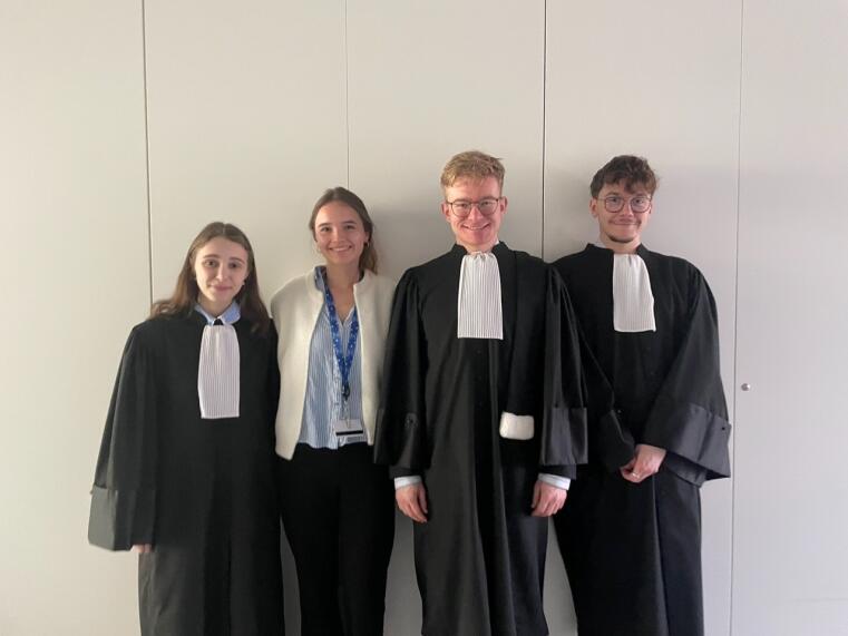 v.l.n.r.: Melisa Ülker, Vanessa Ritter, Felix Riepelmeier und Matéo Billen