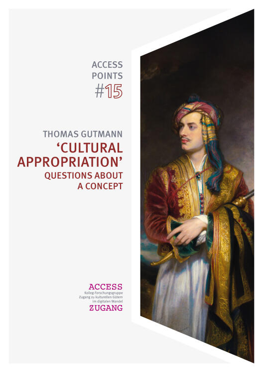 Cover of the volume ‘Cultural Appropriation’